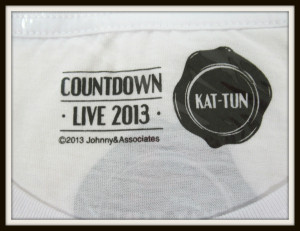 KAT-TUN Tシャツ COUNTDOWN 2013-2014 3