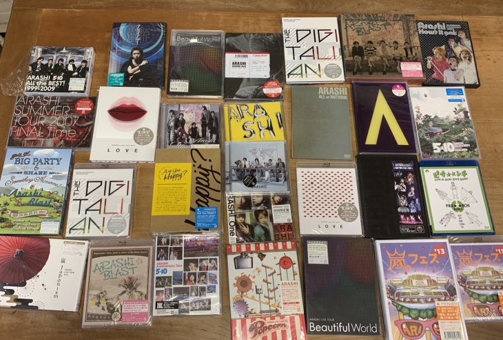 嵐のALL or NOTING 、ARASHI AROUND ASIA 初回盤、等のDVD、One、Time ...